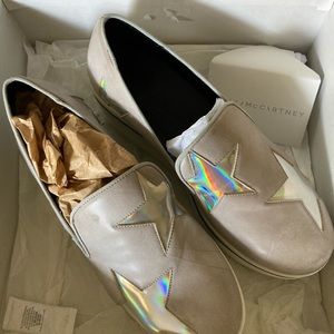 NIB Stella McCartney 36 SCARPASTAR PLATFORMLOAFERS